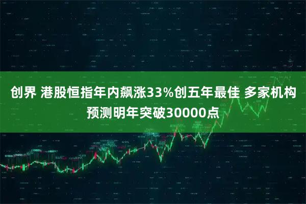 创界 港股恒指年内飙涨33%创五年最佳 多家机构预测明年突破30000点